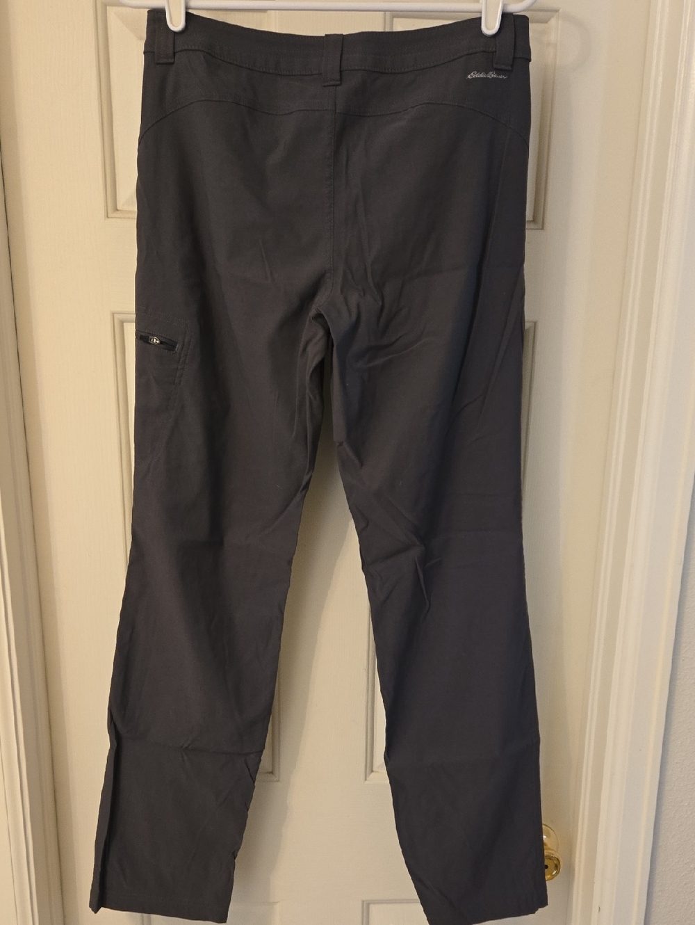 Eddie Bauer Gray Lightweight Moisture Wicking Straight Leg Pants